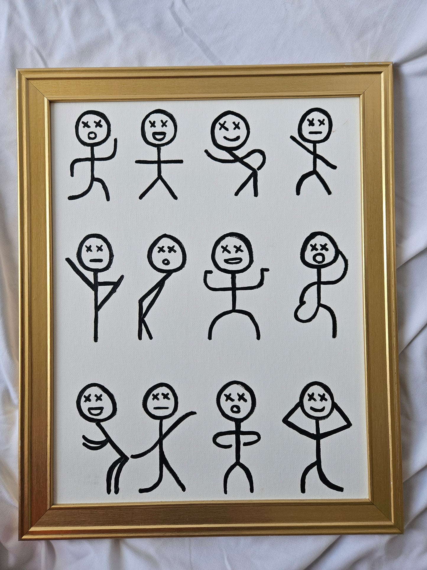 'Friends' original oil painting