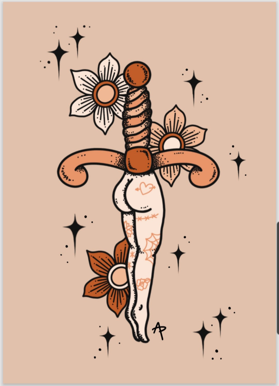'Lady Knife' art