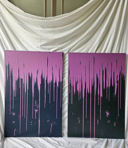 'Trash Graffiti' original paintings