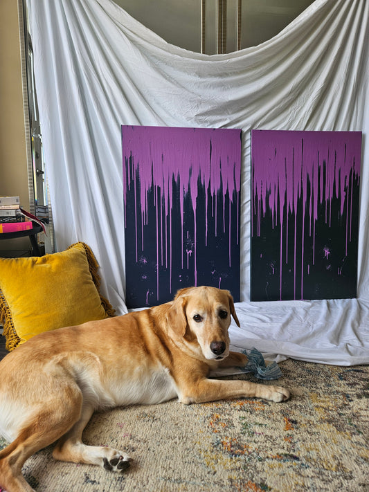 'Trash Graffiti' original paintings