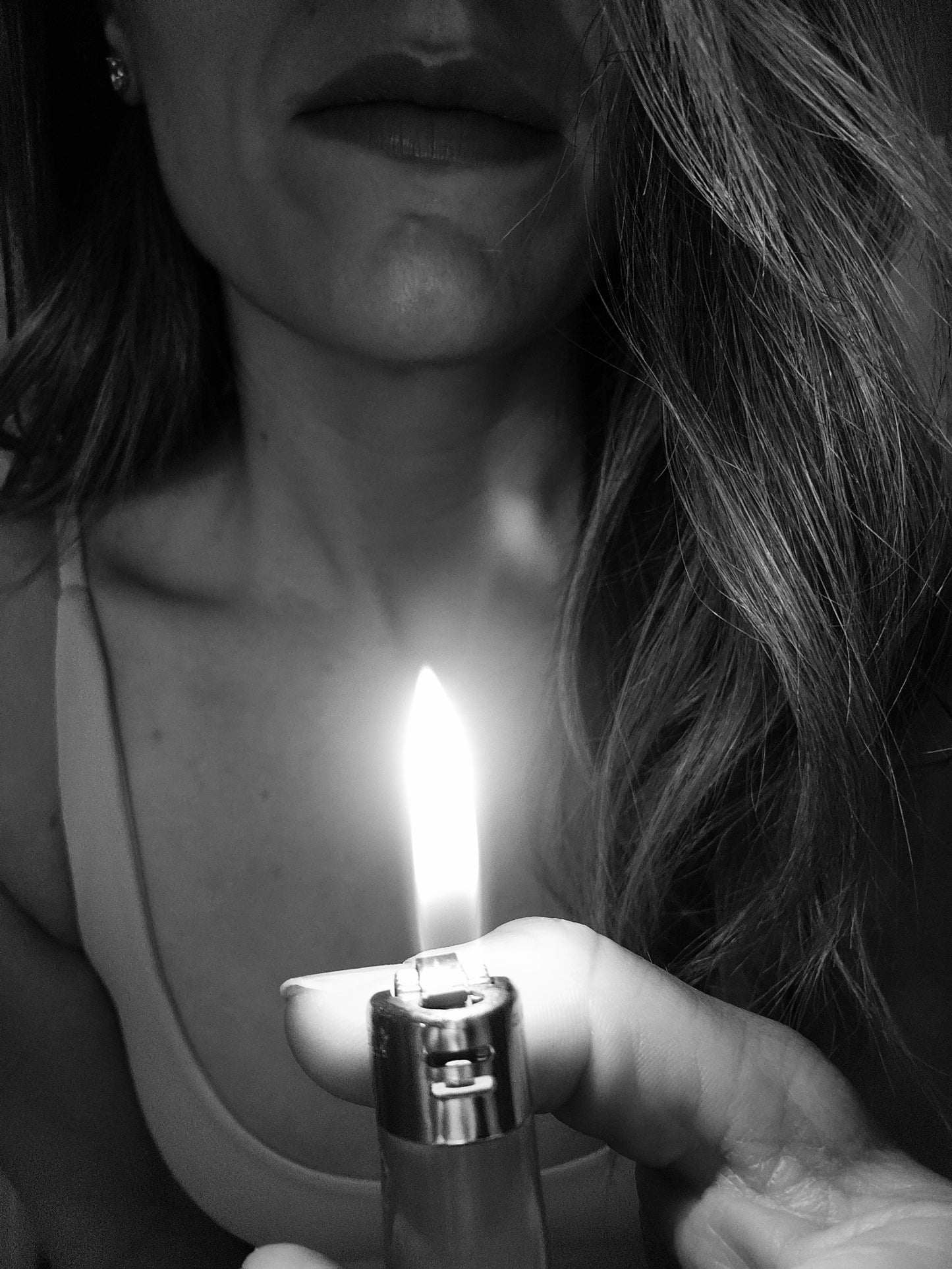 'Inflamed' black & white photography